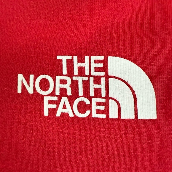 The North Face Men’s Red Osito Fleece Hoodie Pullover M Unisex Cozy Jacket - Picture 2 of 12